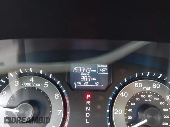 ✅ 2012 Honda Odyssey EX-L • VIN: 5FNRL5H61CB030022 • Lot: 43730404. Listed on IAAI with 153,349 mi. Free auction sales archive from the USA and detailed vehicle history report at DreamBid. Image 15.