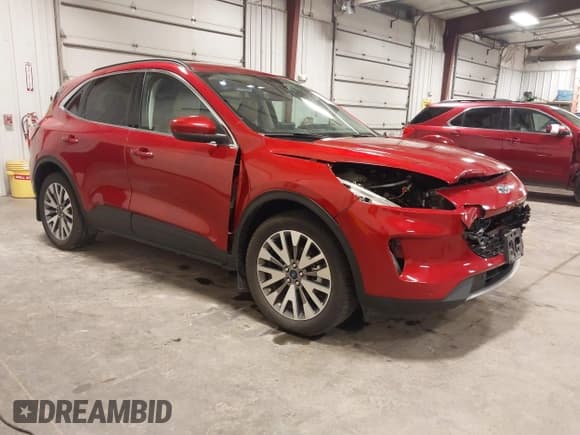 ✅ 2022 Ford Escape Titanium • VIN: 1FMCU9J92NUA25805 • Лот: 43556938. Опубликован ранее на IAAI с пробегом 117 467 миль. Бесплатный доступ к архиву аукционных продаж из США и подробный отчёт об истории автомобиля на DreamBid. Изображение 1.