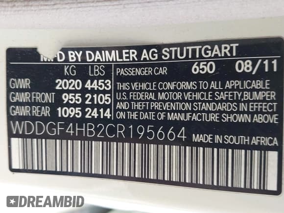 ✅ 2012 Mercedes-Benz C 250 Sport • VIN: WDDGF4HB2CR195664 • Lot: 43757028. Wystawiony na IAAI z przebiegiem 92 115 mil. Bezpłatny archiwum sprzedaży aukcyjnych z USA i szczegółowy raport historii pojazdu na DreamBid. Zdjęcie 9.