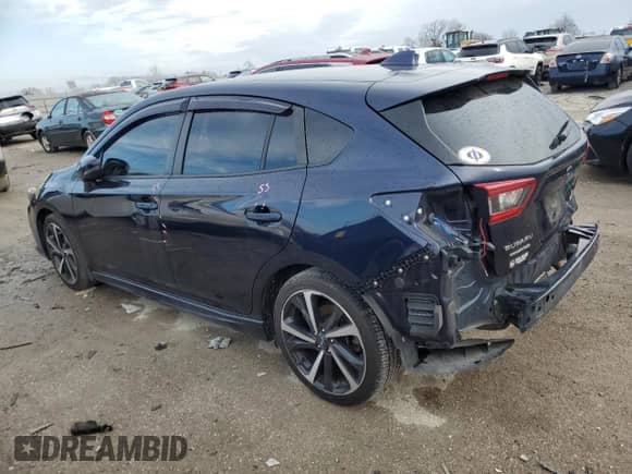 2021 Subaru Impreza Special Sports с VIN 4S3GTAL61M3703445, выставлен на аукционе Copart как лот 85110564 с пробегом 43 542 миль миль и Списание • Salvage title. История ставок и продаж доступна на DreamBid. Изображение 2.