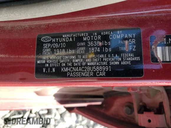 ✅ 2011 Hyundai Accent GLS • VIN: KMHCN4AC2BU588991 • Лот: 89459445. Опубликован ранее на Copart с пробегом 149 322 миль. Бесплатный доступ к архиву аукционных продаж из США и подробный отчёт об истории автомобиля на DreamBid. Изображение 12.