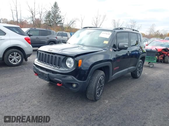 ✅ 2017 Jeep Renegade Trailhawk • VIN: ZACCJBCBXHPG67568 • Лот: 43576690. Опубликован ранее на IAAI с пробегом 124 683 миль. Бесплатный доступ к архиву аукционных продаж из США и подробный отчёт об истории автомобиля на DreamBid. Изображение 2.