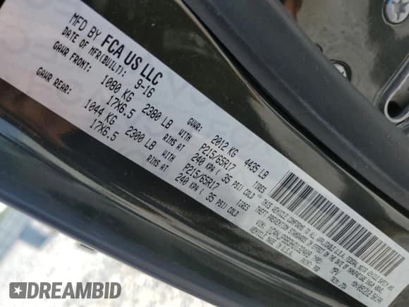 ✅ 2017 Jeep Patriot 75th Anniversary • VIN: 1C4NJPBB3HD132409 • Lot: 53881405. Listed on Copart with 96,171 mi. Free auction sales archive from the USA and detailed vehicle history report at DreamBid. Image 14.