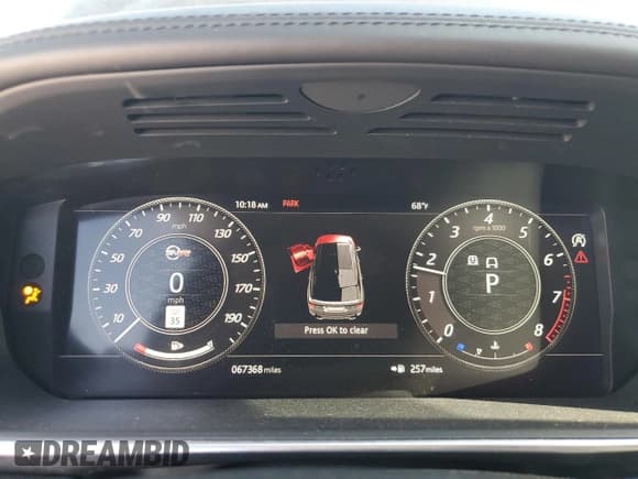 ✅ 2020 Land Rover Range Rover Sport SVR • VIN: SALWZ2RE9LA702464 • Lot: 53349655. Listed on Copart with 67,368 mi. Free auction sales archive from the USA and detailed vehicle history report at DreamBid. Image 9.