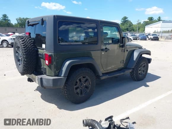 ✅ 2016 Jeep Wrangler Willys Wheeler • VIN: 1C4AJWAG1GL118213 • Lot: 43034129. Listed on IAAI with Not provided. Free auction sales archive from the USA and detailed vehicle history report at DreamBid. Image 4.