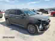 2025 Hyundai Palisade Calligraphy with VIN KM8R74GE7SU872274, listed as a Copart auction lot 52795115 with 3,265 mi miles and Salvage title. Bid and sale history available at DreamBid. Image 4.