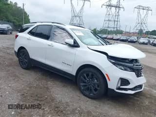 2024 Chevrolet Equinox RS with VIN 3GNAXMEG0RS221656, listed as a IAAI auction lot 42536858 with Not provided miles and . Bid and sale history available at DreamBid. Image 1.