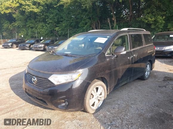 ✅ 2012 Nissan Quest SV • VIN: JN8AE2KP3C9041870 • Lot: 42894162. Listed on IAAI with 139,572 mi. Free auction sales archive from the USA and detailed vehicle history report at DreamBid. Image 2.