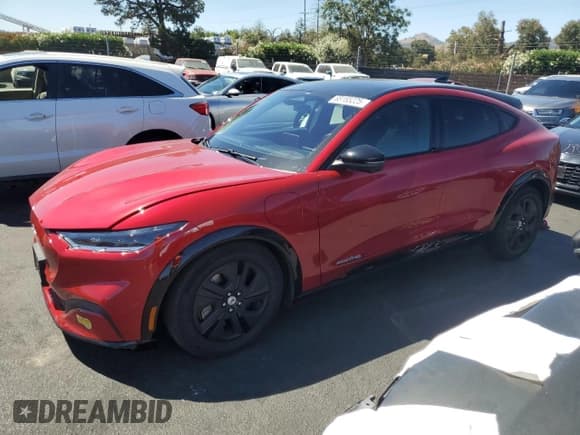 ✅ 2022 Ford Mustang Mach-E California Route 1 • VIN: 3FMTK2SU5NMA40092 • Lot: 68155225. Listed on Copart with 21,642 mi. Free auction sales archive from the USA and detailed vehicle history report at DreamBid. Image 1.