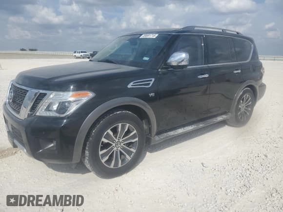 ✅ 2018 Nissan Armada SV • VIN: JN8AY2ND4J9056903 • Lot: 89891715. Listed on Copart with 245,823 mi. Free auction sales archive from the USA and detailed vehicle history report at DreamBid. Image 1.