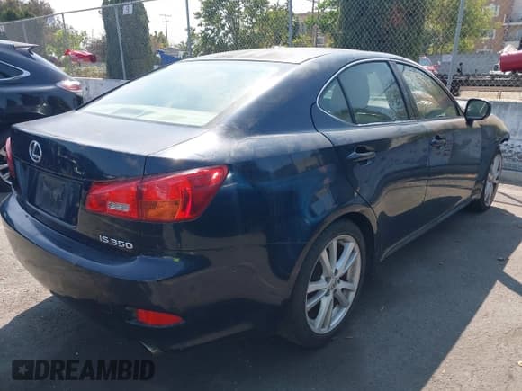 ✅ 2006 Lexus IS 350 • VIN: JTHBE262462006796 • Лот: 43185826. Опубликован ранее на IAAI с пробегом 166 055 миль. Бесплатный доступ к архиву аукционных продаж из США и подробный отчёт об истории автомобиля на DreamBid. Изображение 4.