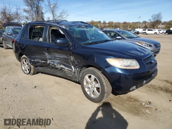 ✅ 2009 Hyundai Santa Fe SE • VIN: 5NMSH73E79H301850 • Lot: 80715334. Listed on Copart with 85,522 mi. Free auction sales archive from the USA and detailed vehicle history report at DreamBid. Image 4.