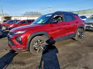 ✅ 2021 Chevrolet TrailBlazer RS • VIN: KL79MUSL5MB128199 • Лот: 94894975. Опубликован ранее на Copart с пробегом 121 442 миль. Бесплатный доступ к архиву аукционных продаж из США и подробный отчёт об истории автомобиля на DreamBid. Изображение 1.