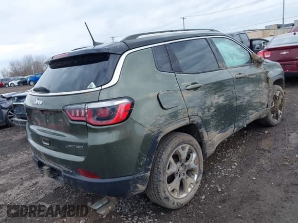 ✅ 2020 Jeep Compass Limited • VIN: 3C4NJDCBXLT123657 • Lot: 42004527. Wystawiony na IAAI z przebiegiem 99 669 mil. Bezpłatny archiwum sprzedaży aukcyjnych z USA i szczegółowy raport historii pojazdu na DreamBid. Zdjęcie 4.