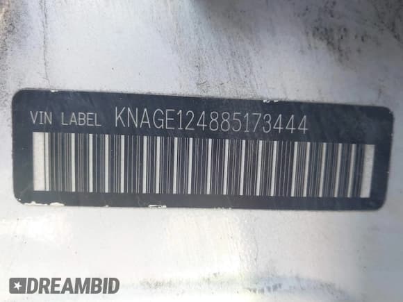 ✅ 2008 Kia Optima EX • VIN: KNAGE124885173444 • Лот: 41446271. Опубликован ранее на IAAI с пробегом 190 306 миль. Бесплатный доступ к архиву аукционных продаж из США и подробный отчёт об истории автомобиля на DreamBid. Изображение 9.