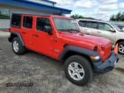 ✅ 2021 Jeep Wrangler Unlimited Islander • VIN: 1C4HJXDG5MW515465 • Lot: 70783685. Listed on Copart with 45,897 mi. Free auction sales archive from the USA and detailed vehicle history report at DreamBid. Image 4.