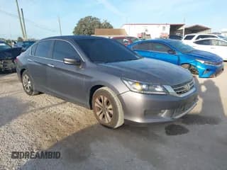 ✅ 2013 Honda Accord LX • VIN: 1HGCR2F33DA274925 • Lot: 43850259. Listed on IAAI with 266,744 mi. Free auction sales archive from the USA and detailed vehicle history report at DreamBid. Image 1.