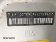 ✅ 2012 Kia Sorento SX • VIN: 5XYKWDA29CG219715 • Lot: 43613966. Listed on IAAI with 244,949 mi. Free auction sales archive from the USA and detailed vehicle history report at DreamBid. Image 9.