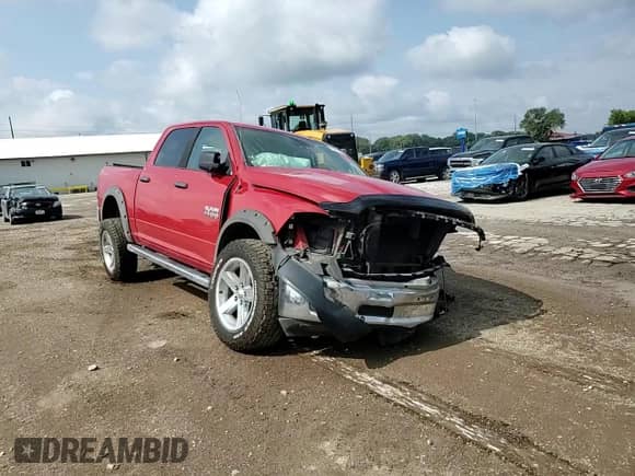 2015 Ram 1500 SLT with VIN 1C6RR7LG2FS633599, listed as a Copart auction lot 71047455 with Not provided miles and Salvage title. Bid and sale history available at DreamBid. Image 13.
