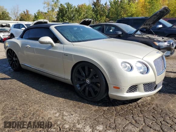 ✅ 2013 Bentley Continental GT • VIN: SCBGR3ZA1DC078568 • Lot: 80524375. Listed on Copart with 39,318 mi. Free auction sales archive from the USA and detailed vehicle history report at DreamBid. Image 4.