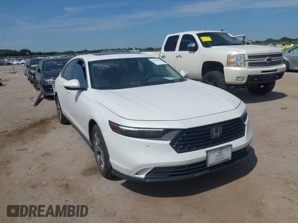 2023 Honda Accord EX-L with VIN 1HGCY2F60PA055812, listed as a IAAI auction lot 42799474 with 37,765 mi miles and . Bid and sale history available at DreamBid. Image 1.