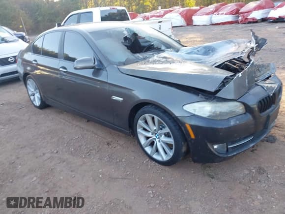 ✅ 2012 BMW 5 Series 535i • VIN: WBAFR7C52CC814747 • Lot: 43641727. Listed on IAAI with Not provided. Free auction sales archive from the USA and detailed vehicle history report at DreamBid. Image 1.