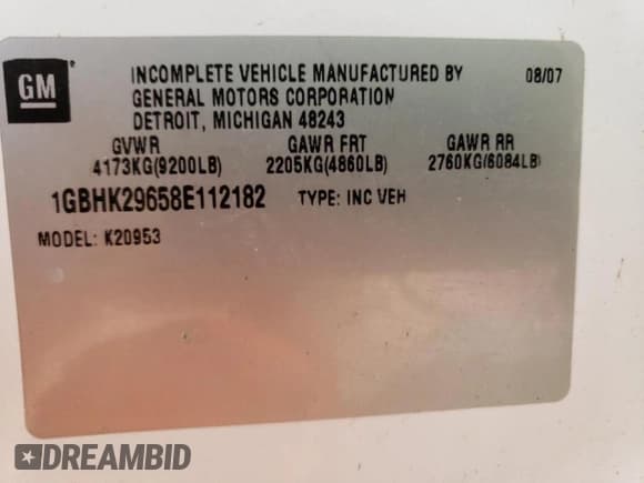 ✅ 2008 Chevrolet Silverado 2500HD • VIN: 1GBHK29658E112182 • Лот: 62893744. Опубликован ранее на Copart с пробегом 149 482 миль. Бесплатный доступ к архиву аукционных продаж из США и подробный отчёт об истории автомобиля на DreamBid. Изображение 12.
