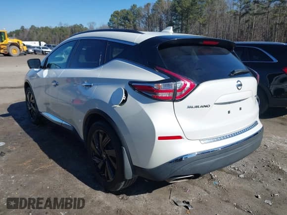 ✅ 2017 Nissan Murano Platinum • VIN: 5N1AZ2MH8HN146937 • Лот: 41443881. Опубликован ранее на IAAI с пробегом 72 868 миль. Бесплатный доступ к архиву аукционных продаж из США и подробный отчёт об истории автомобиля на DreamBid. Изображение 3.