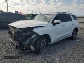 ✅ 2022 Hyundai Palisade Calligraphy • VIN: KM8R74HEXNU471174 • Лот: 71743385. Опубликован ранее на Copart с пробегом 73 614 миль. Бесплатный доступ к архиву аукционных продаж из США и подробный отчёт об истории автомобиля на DreamBid. Изображение 1.