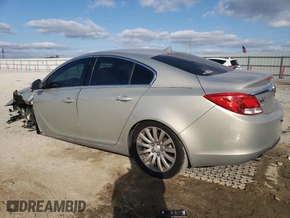 ✅ 2011 Buick Regal CXL Turbo TO2 • VIN: W04GW5EV9B1106159 • Лот: 44582345. Опубликован ранее на Copart с пробегом 127 990 миль. Бесплатный доступ к архиву аукционных продаж из США и подробный отчёт об истории автомобиля на DreamBid. Изображение 2.