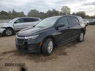 2022 Chevrolet Equinox LS с VIN 2GNAXHEV7N6101741, выставлен на аукционе Copart как лот 84629085 с пробегом 35 137 миль миль и Списание • Salvage title. История ставок и продаж доступна на DreamBid. Изображение 1.