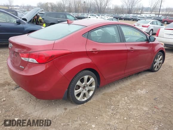 ✅ 2013 Hyundai Elantra GLS • VIN: KMHDH4AE7DU721485 • Lot: 43752080. Listed on IAAI with 119,234 mi. Free auction sales archive from the USA and detailed vehicle history report at DreamBid. Image 4.