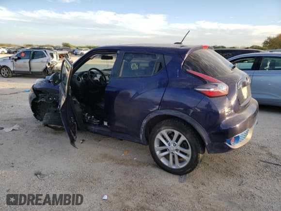 ✅ 2015 Nissan Juke S • VIN: JN8AF5MR0FT507596 • Lot: 52845794. Listed on Copart with Not provided. Free auction sales archive from the USA and detailed vehicle history report at DreamBid. Image 2.