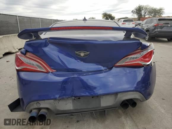 2013 Hyundai Genesis Coupe Track с VIN KMHHU6KJ0DU093323, выставлен на аукционе Copart как лот 89087535 с пробегом 113 435 миль миль и Списание • Salvage title. История ставок и продаж доступна на DreamBid. Изображение 6.