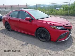 2023 Toyota Camry XSE with VIN 4T1K61BK8PU076754, listed as a IAAI auction lot 42502460 with 45,684 mi miles and . Bid and sale history available at DreamBid. Image 1.