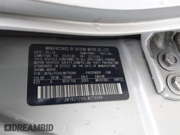 ✅ 2020 Nissan Rogue S • VIN: JN1BJ1CVXLW276080 • Лот: 41739082. Опубликован ранее на IAAI с пробегом 46 458 миль. Бесплатный доступ к архиву аукционных продаж из США и подробный отчёт об истории автомобиля на DreamBid. Изображение 9.