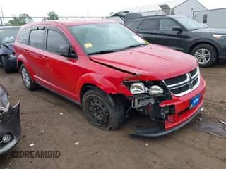 2013 Dodge Journey American Value with VIN 3C4PDCAB5DT733013, listed as a IAAI auction lot 42354707 with 128,391 mi miles and . Bid and sale history available at DreamBid. Image 1.