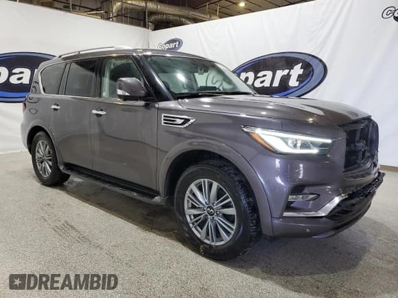 ✅ 2024 Infiniti QX80 Luxe • VIN: JN8AZ2AE4R9328700 • Lot: 90359085. Wystawiony na Copart z przebiegiem 18 409 mil. Bezpłatny archiwum sprzedaży aukcyjnych z USA i szczegółowy raport historii pojazdu na DreamBid. Zdjęcie 4.