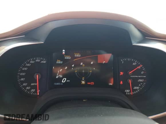 2019 Chevrolet Corvette Z51 3LT с VIN 1G1YL3D77K5114837, выставлен на аукционе Copart как лот 52764875 с пробегом 16 465 миль миль и Списание • Salvage title. История ставок и продаж доступна на DreamBid. Изображение 9.