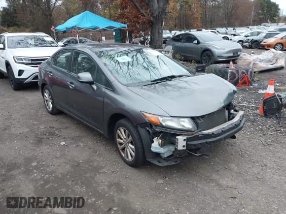 ✅ 2012 Honda Civic EX-L • VIN: 19XFB2F92CE331972 • Лот: 43584635. Опубликован ранее на IAAI с пробегом 110 097 миль. Бесплатный доступ к архиву аукционных продаж из США и подробный отчёт об истории автомобиля на DreamBid. Изображение 1.