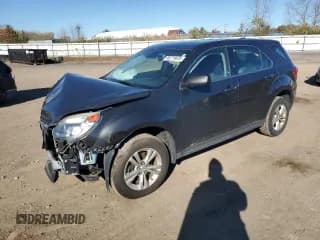 ✅ 2017 Chevrolet Equinox LS • VIN: 2GNALBEK5H1529937 • Лот: 90779025. Опубликован ранее на Copart с пробегом 149 941 миль. Бесплатный доступ к архиву аукционных продаж из США и подробный отчёт об истории автомобиля на DreamBid. Изображение 1.