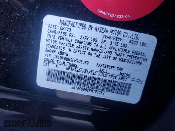 ✅ 2023 Nissan ARIYA Evolve+ • VIN: JN1DF0BB2PM709369 • Lot: 86066035. Wystawiony na Copart z przebiegiem 20 983 mil. Bezpłatny archiwum sprzedaży aukcyjnych z USA i szczegółowy raport historii pojazdu na DreamBid. Zdjęcie 12.