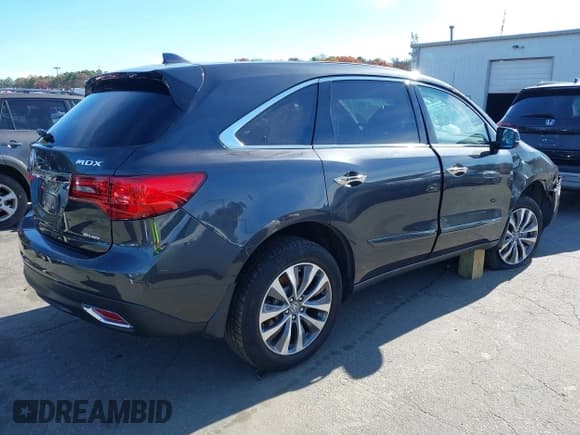 ✅ 2016 Acura MDX Technology • VIN: 5FRYD4H44GB017240 • Lot: 43572280. Listed on IAAI with 55,853 mi. Free auction sales archive from the USA and detailed vehicle history report at DreamBid. Image 4.