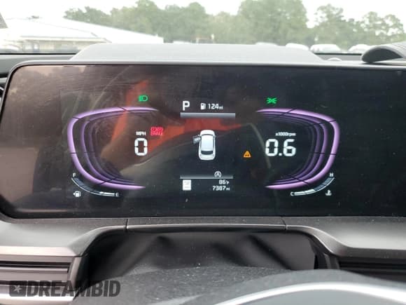 ✅ 2025 Kia Telluride S • VIN: 5XYP64GC5SG624202 • Lot: 66961835. Listed on Copart with 7,387 mi. Free auction sales archive from the USA and detailed vehicle history report at DreamBid. Image 9.