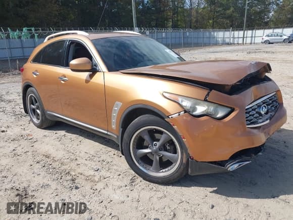 ✅ 2009 Infiniti FX • VIN: JNRAS18U59M101536 • Lot: 43505779. Listed on IAAI with 177,311 mi. Free auction sales archive from the USA and detailed vehicle history report at DreamBid. Image 1.