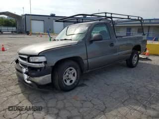 2002 Chevrolet Silverado 1500 with VIN 1GCEC14W62Z177734, listed as a Copart auction lot 69224835 with 251,427 mi miles and Salvage title. Bid and sale history available at DreamBid. Image 1.