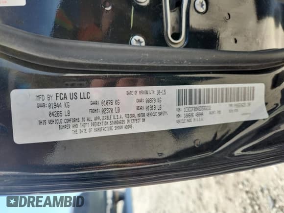 ✅ 2016 Dodge Dart SXT • VIN: 1C3CDFBBXGD593232 • Лот: 82460075. Опубликован ранее на Copart с пробегом 145 692 миль. Бесплатный доступ к архиву аукционных продаж из США и подробный отчёт об истории автомобиля на DreamBid. Изображение 12.