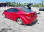 ✅ 2015 Hyundai Elantra SE • VIN: KMHDH4AE6FU351035 • Lot: 42806508. Listed on IAAI with 27,174 mi. Free auction sales archive from the USA and detailed vehicle history report at DreamBid. Image 3.