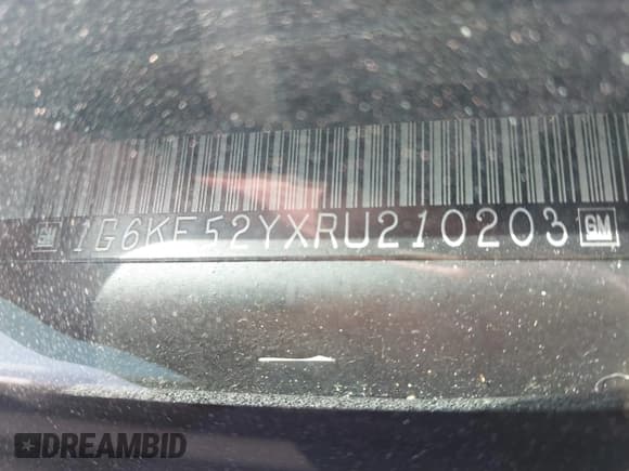 ✅ 1994 Cadillac Concours • VIN: 1G6KF52YXRU210203 • Лот: 42776559. Опубликован ранее на IAAI с пробегом 136 401 миль. Бесплатный доступ к архиву аукционных продаж из США и подробный отчёт об истории автомобиля на DreamBid. Изображение 9.