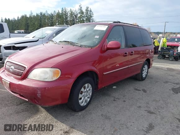 ✅ 2004 Kia Sedona LX • VIN: KNDUP131546543130 • Lot: 43760783. Listed on IAAI with 112,055 mi. Free auction sales archive from the USA and detailed vehicle history report at DreamBid. Image 2.